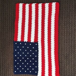 New Crochet American Flag by Grandma🩷